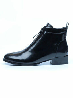 01-C1453-1-21R100-M BLACK Ботинки демисезонные (натуральная кожа, байка) - Фабричный китай фото 12