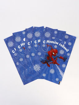 Цена за 2 шт. Набор пакетов полиэтиленовых 15 шт, «Новый год», 20 х 30 см