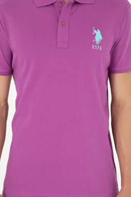 Мужская фиолетовая базовая футболка Неожиданная скидка в корзине - U.s. polo assn фото 6