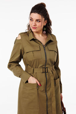 Платье ANELLI 1301 серо-ореховый  фото 5