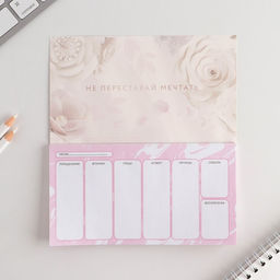 Подарочный набор, планер, ручка пластик 8 марта: Цвети от счастья - Artfox фото 3