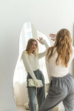 Брюки Орни (светло-серый) - Nadi bordo фото 2