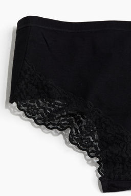 MAMA Pack de 5 bragas Hipster de algodon y encaje - H&m фото 3