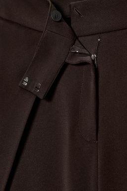 PANTAL?N WIDE LEG ZW COLLECTION / Marr?n - Zara фото 7