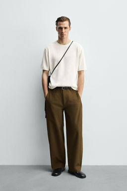 VISCOSE BLEND KNIT T-SHIRT - Zara фото 9