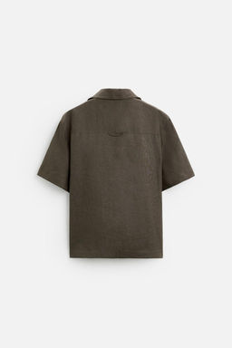100% LINEN SHIRT - Zara фото 9