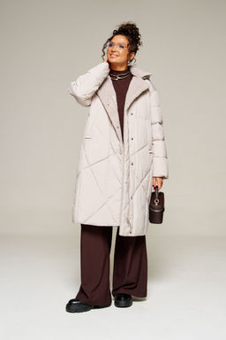 Пальто Beautiful Free 8024 жемчуг