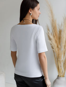 D49.112 Футболка женская белый