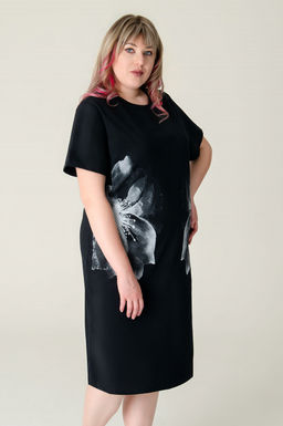 Арт. 4157 Туника женская 52-60 (5 шт) Цвет:черный