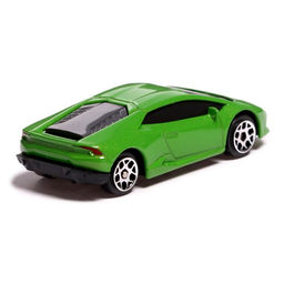 Машина металлическая LAMBORGHINI HURACAN LP610-4, 1:64, цвет зелёный - Автоград фото 3