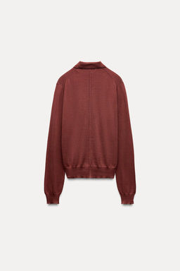 PLAIN KNIT CARDIGAN WITH SILK - Zara фото 6