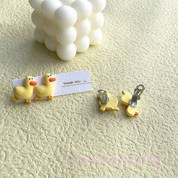 Серьги Yellow gooses - Купи слона фото 2