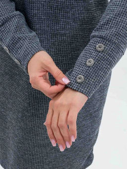 Платье женское, цвет серый