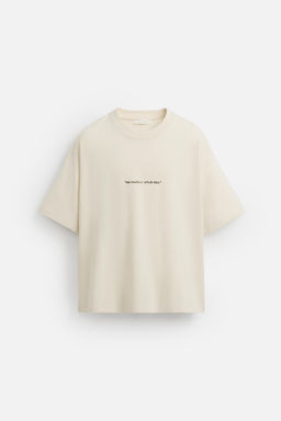 WASHED PRINT T-SHIRT - Zara фото 8