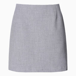 Юбка мини женская MIST: Classic Collection, размер 46 (L), серая