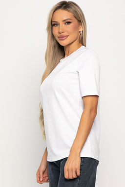 Футболка базовая (белая) Б14943-10М - Lt collection фото 5