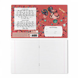 Цена за 10 шт. Тетрадь школьная ученическая ErichKrause Autumn Walk, 12 листов, клетка (в плёнке по 10 шт.)  фото 7