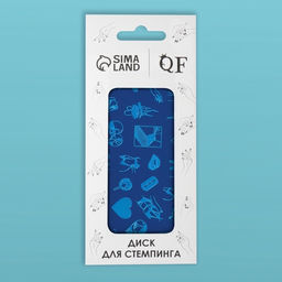 Пластина для стемпинга металлическая Силуэт, 12?6 см - Qf фото 3