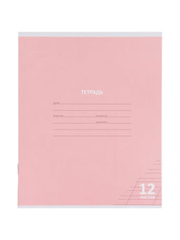 Компл тетр из 10шт 12л кос лин КПК "Пастель", обл мел карт, блок №2, 5 видов 10991551