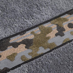Полотенце махровое Love Life Милитари 30?60 см, цв. графит, 100% хлопок, 360 г/м?