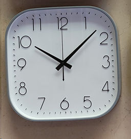 Часы настенные 30 см серые / Y8030T6-2 /уп 20/