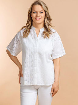 Блузка (хлопок) №25-248 (Лето 2025) - Ганг фото 3