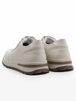 03-C210-2A BEIGE Кроссовки летние женские (натуральная кожа)