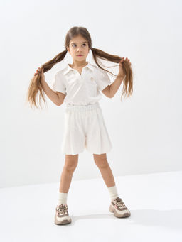 Шорты из пике "Молоко"