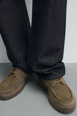 LEATHER DECK SHOES - Zara фото 3