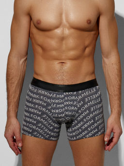Цена за 2 штуки! ТРУСЫ МУЖСКИЕ текст на графите2 411221