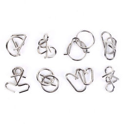 Головоломка металлическая «Загадки пиратов», набор 8 шт.