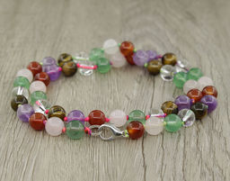 Самоцветы 8мм, Классика бусы длиной 50см - Agat77 фото 2