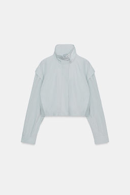 CHAQUETA CUELLO SUBIDO / Azul / Gris - Zara фото 4