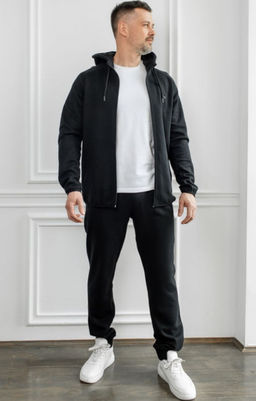 Костюм без начеса  из футера двухнитки