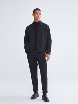 Standart Kal?p G?mlek Yaka Erkek Ceket