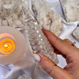 Статуэтка Пагода фен-шуй резная из Горного Хрусталя - Радуга самоцветов фото 3