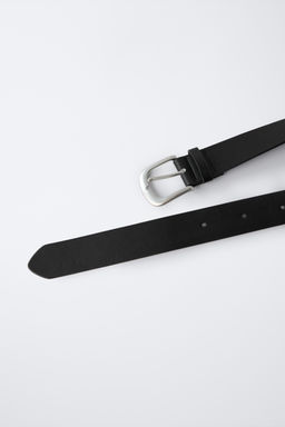 LEATHER-EFFECT BELT - Zara фото 2