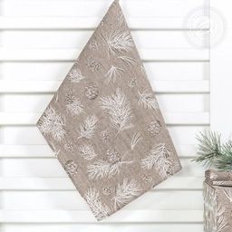 Полотенце 45*75 см. Шишкин лес рогожка хлопок 100%