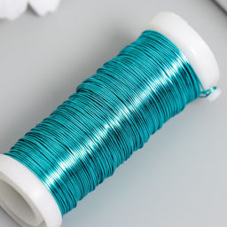 Цена за 2 шт. Проволока для творчества «Морская волна», 30 м, толщина 0.3 мм, 5.5×2.2×2.2 см