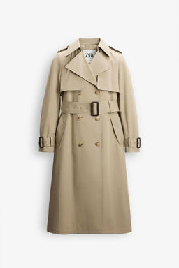 ZW COLLECTION WATER-REPELLENT TRENCH COAT - Zara фото 13