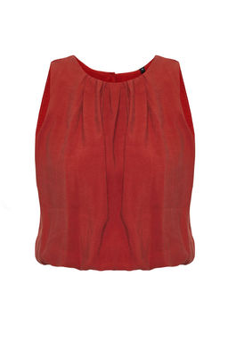 Limited Edition Kiremit Balon Kal?p Modal Crop Dokuma Bluz TWOSS25BZ00364 - Trendyolmilla фото 3