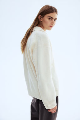 Jersey de punto fino con cuello - H&m фото 7