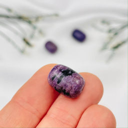 Бусины для украшений из Чароита (3 шт)