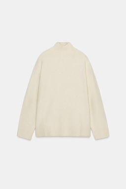 PLAIN KNIT HIGH NECK JUMPER - Zara фото 14