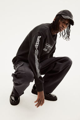 Sudadera con estampado Loose Fit