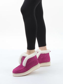 04-5603-3 CRIMSON Ботинки зимние женские (натуральная кожа, 100% шерсть)