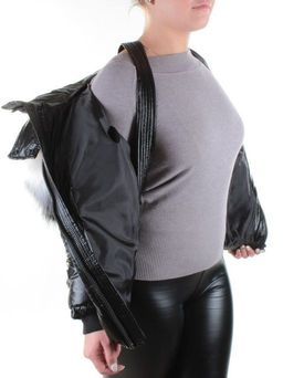 1839 BLACK Куртка демисезонная женская LeiBaiYi - Fashion фото 7
