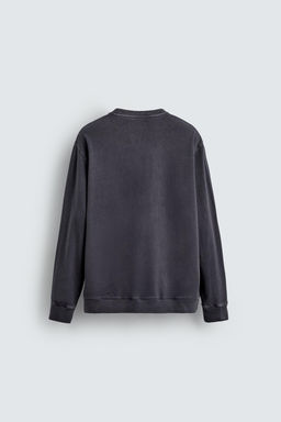 SOFT CREW NECK FADED SWEATSHIRT - Zara фото 8