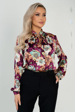 Блуза Open Style 6021 бордовый