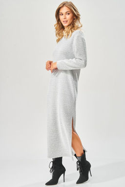 Платье LAIKONY 573 серый зигзаг фото 7